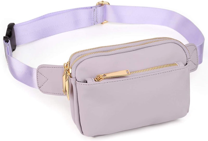 UTO Fanny Pack for Women Crossbody Trendy Fashion Belt Purse Chest Waist Hip Bumbag for Outdoor Shopping Travel Hiking - Image 1